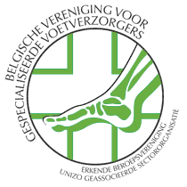 label Belgische vereniging voor gespecialiseerde voetverzorgers